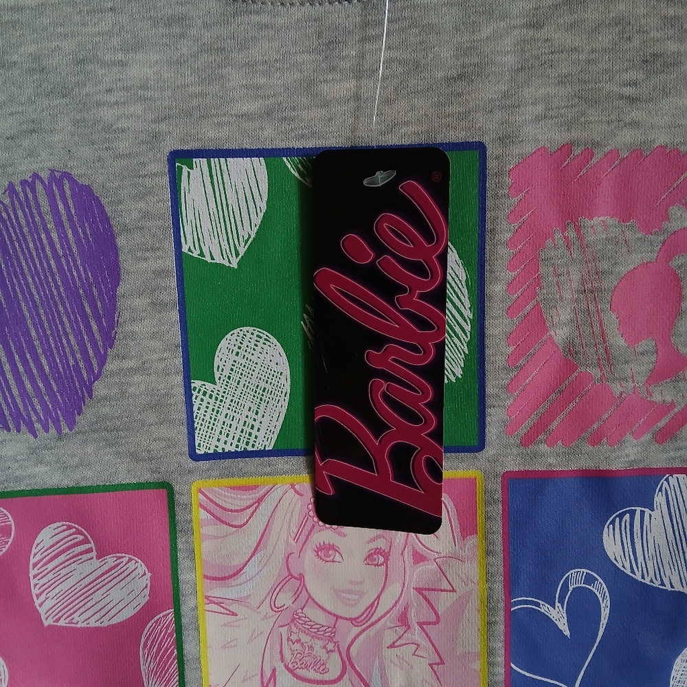 NWT Barbie Sweatshirt Gray Size Small - Picture 6 of 11